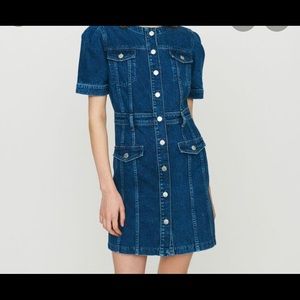 maje denim dress